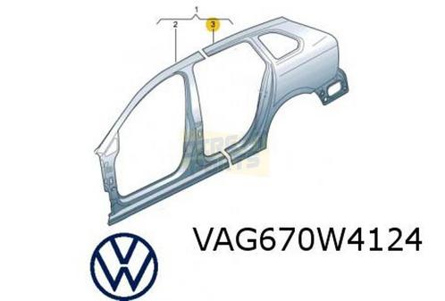 Volkswagen Golf VIII (2/20-) achterscherm Rechts (Variant) O, Auto-onderdelen, Carrosserie, Spatbord, Volkswagen, Nieuw, Verzenden