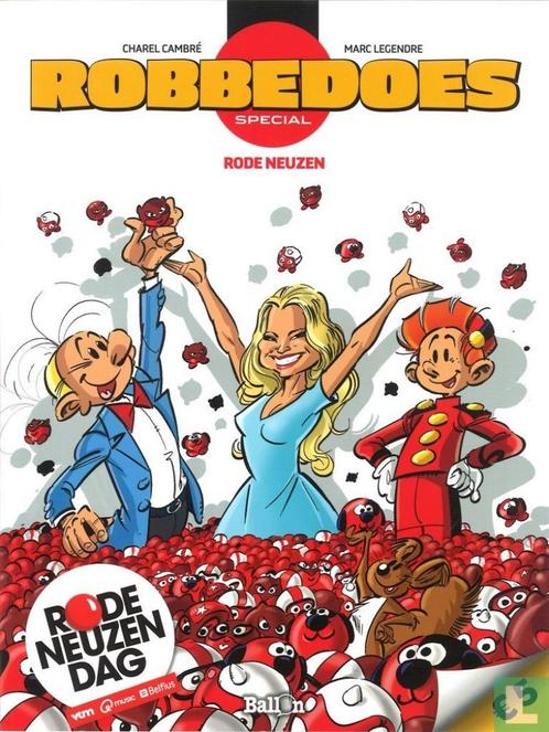 Robbedoes - Buiten reeks. Rode neuzen (2018) 1e druk!, Boeken, Stripverhalen, Zo goed als nieuw, Eén stripboek, Verzenden