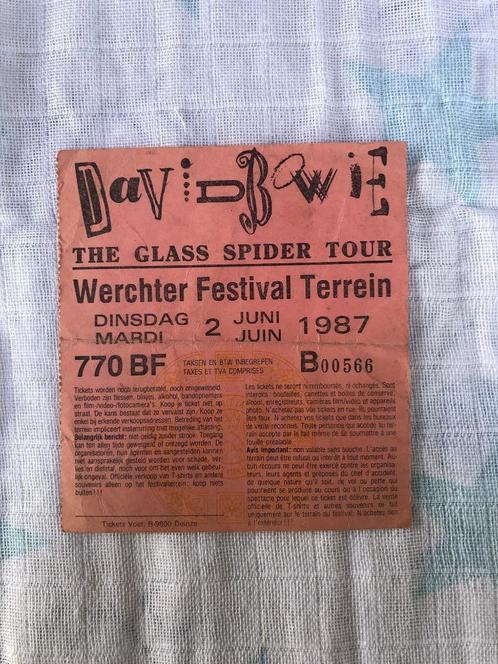 vintage concerttickets kiss metallica rammstein prince bowie, Verzamelen, Muziek, Artiesten en Beroemdheden, Ophalen of Verzenden