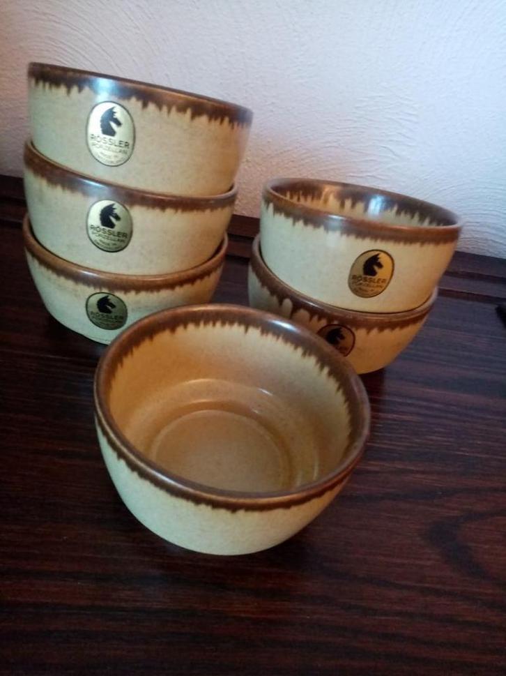 Rössler : 6x nieuw porzellan kommen schalen 11cm / 6,5 cm, Huis en Inrichting, Keuken | Servies, Nieuw, Kom(men), Porselein, Ophalen of Verzenden