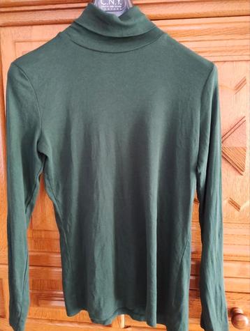 Pull à col roulé vert foncé - The Basics by C&A, taille M, Enlèvement ou Envoi, Comme neuf, Taille 48/50 (M)