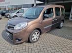 Renault Kangoo 1.2i 2015 Airco + Garantie, Auto's, Renault, Euro 5, Monovolume, Zwart, Bruin