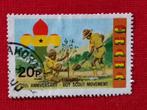 Ghana 1982 : scouts, drapeau, emblème, Affranchi, Enlèvement ou Envoi, Autres pays