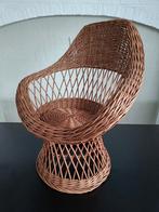 Rotan kinder/poppen stoelje., Ophalen of Verzenden
