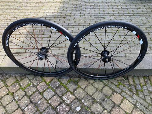 Lightweight VENTOUX full carbon wielenset Mavic Campagnolo, Vélos & Vélomoteurs, Vélos Pièces, Comme neuf, Vélo de course, Enlèvement ou Envoi