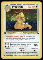 Dragonite 4/62 - Fossil (1st edition), Hobby en Vrije tijd, Verzamelkaartspellen | Pokémon, Verzenden, Gebruikt