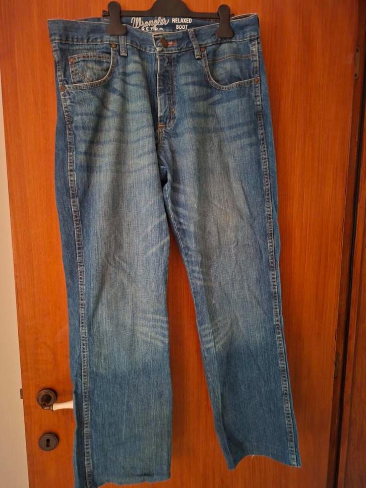 Western rijbroek wrangler Jeans voor heren., Dieren en Toebehoren, Paardrijkleding, Heren, Western, Ophalen