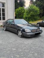 Mercedes-Benz CL 600 V12 Oldtimer, Autos, Cuir, Argent ou Gris, Achat, Noir