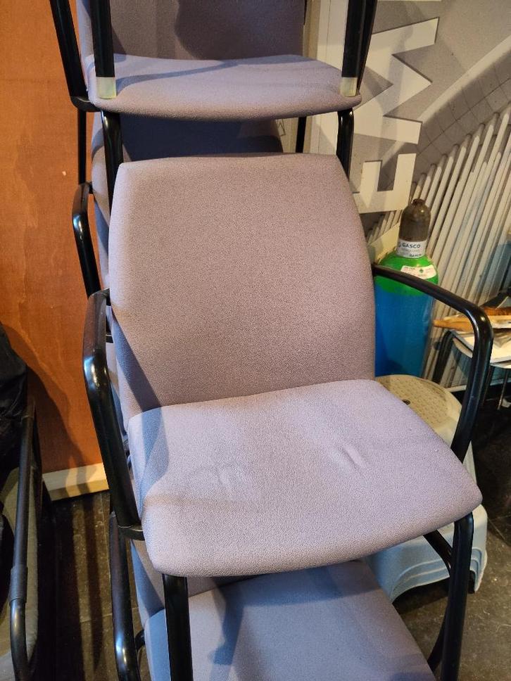 6 Chaises de Bureau, Maison & Meubles, Chaises de bureau, Utilisé, Chaise de bureau, Autres couleurs, Enlèvement