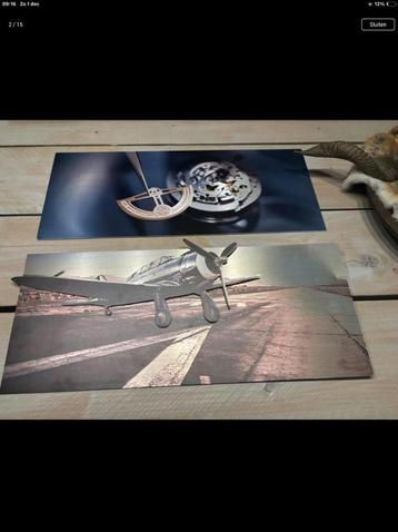 IWC metalen flight reclame panelen. beschikbaar voor biedingen