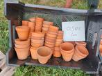 Terracotta potjes (diverse maten), Tuin en Terras, Ophalen, Gebruikt, Terracotta