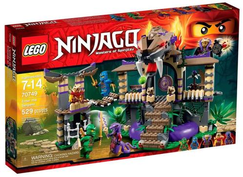 LEGO Ninjago 70749 Enter The Serpent MET doos en boekje, Kinderen en Baby's, Speelgoed | Duplo en Lego, Zo goed als nieuw, Lego