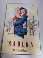 Poster van SABENA, Ophalen of Verzenden, Zo goed als nieuw