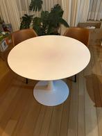 Ronde tafel, Huis en Inrichting, Tafels | Eettafels, Ophalen, Gebruikt, Rond, Vier personen