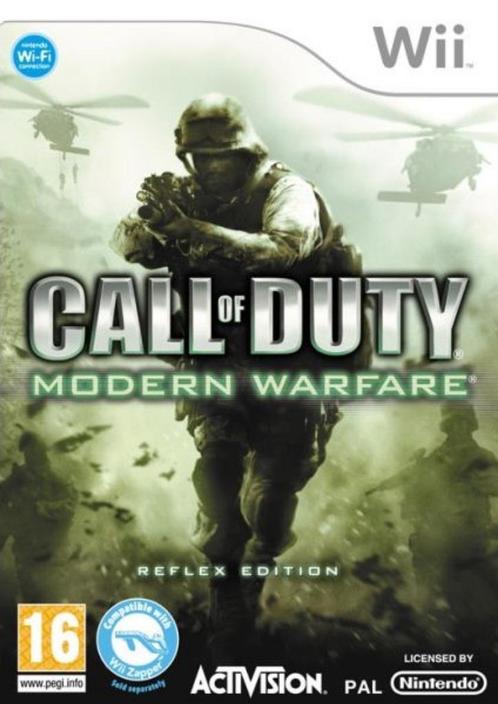 Call of Duty Modern Warfare Reflex Edition, Games en Spelcomputers, Games | Nintendo Wii, Gebruikt, Shooter, 1 speler, Vanaf 16 jaar