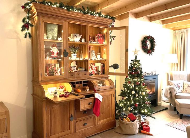 Armoire de buffet en teck, armoire de pharmacie, vitrine, Maison & Meubles, Armoires | Buffets, Neuf, 200 cm ou plus, 150 à 200 cm