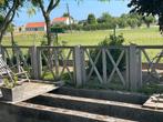 Belle clôture en bois dur, Jardin & Terrasse, Enlèvement, Bois, Clôture ornementale