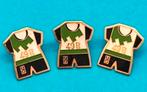 Cercle Brugge 1992 voetbal 3 vintage pins, Collections, Broches, Pins & Badges, Comme neuf, Sport, Enlèvement ou Envoi