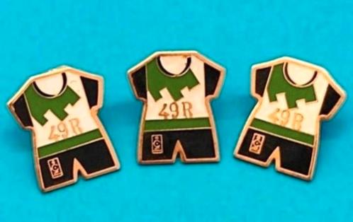 Cercle Brugge 1992 voetbal 3 vintage pins, Collections, Broches, Pins & Badges, Comme neuf, Sport, Enlèvement ou Envoi