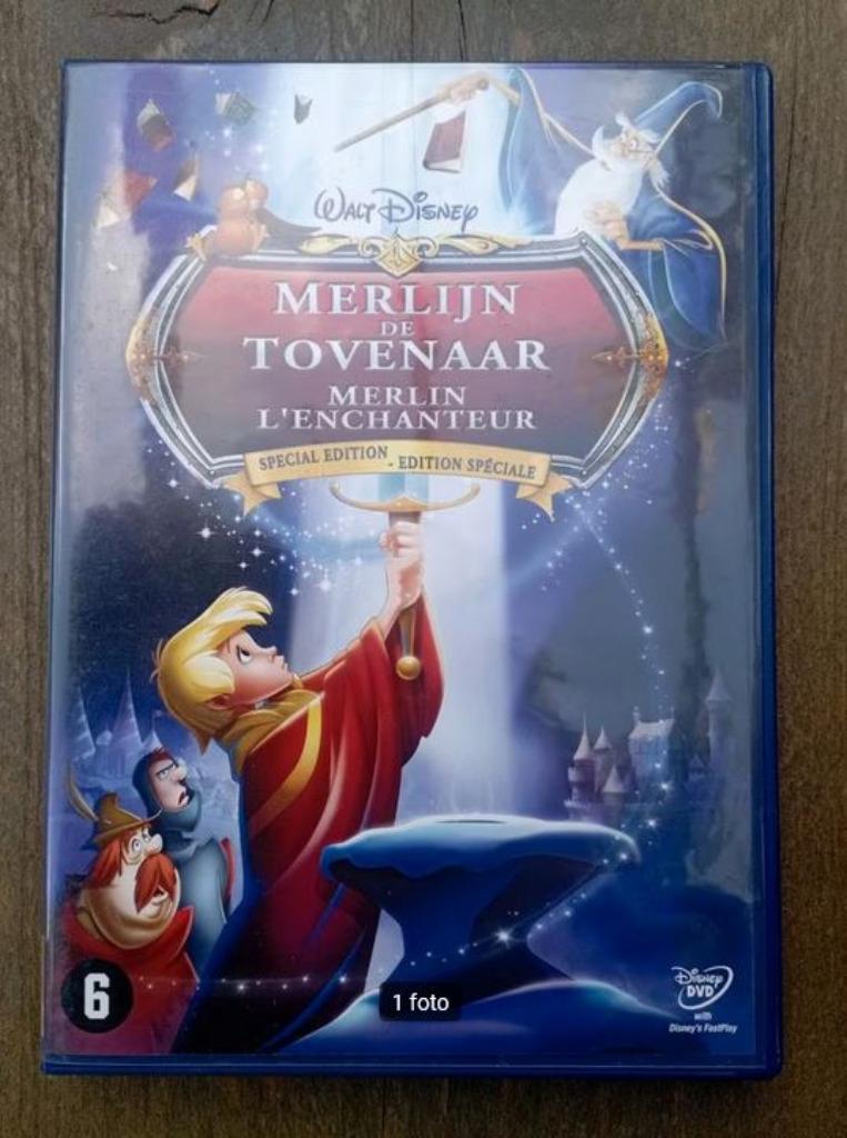 Disney : Merlin l'Enchanteur Édition spéciale - N Doré 18, À partir de 6 ans, Enlèvement ou Envoi, Dessin animé, Américain