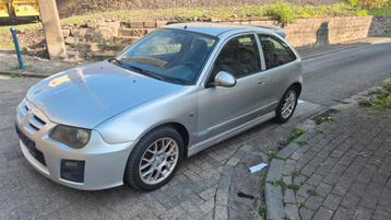 MG ZR 104 Anne 2005 en 1.4i Km 187099, Autos, Argent ou Gris, Achat, Entreprise, Boîte manuelle