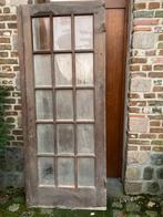 Antieke deur met geslepen glas, Ophalen