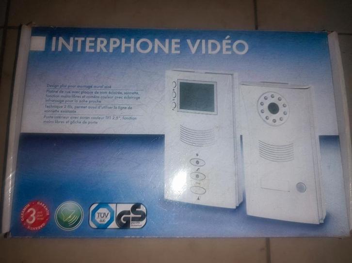 Interphone video ; huisvideo, Audio, Tv en Foto, Professionele apparaten, Nieuw, Video, Ophalen of Verzenden