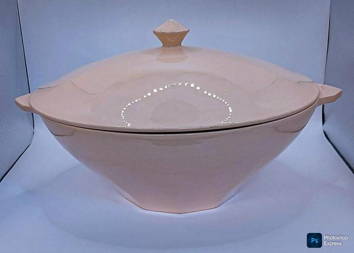 Schaal Digoin & Sarreguemines vintage, Antiek en Kunst, Antiek | Schalen, Ophalen of Verzenden