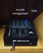 Muziek boxen ,mengpaneel, microfoon, Ophalen, Zo goed als nieuw