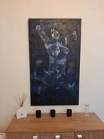 Woman in blue, Antiek en Kunst, Ophalen