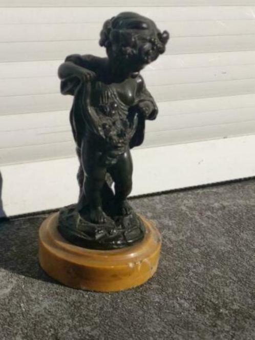 bronze garcon apres auguste moreau, Antiek en Kunst, Antiek | Brons en Koper, Brons, Ophalen of Verzenden