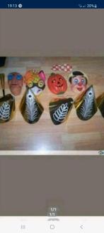 Lot kinder/carnaval maskers en mutsen, Hobby en Vrije tijd, Ophalen of Verzenden, Gebruikt