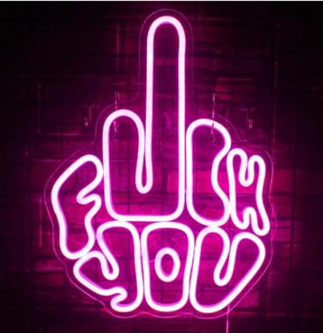 Fuck You led decoratie verlichting met de looks van neon 