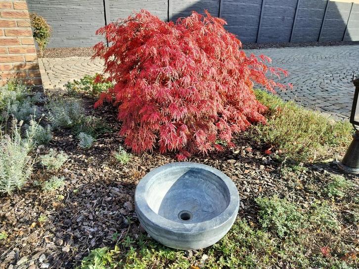 Waskom, bloembak of kom voor  fontein  40 cm, Tuin en Terras, Waterpartijen en Fonteinen, Zo goed als nieuw, Fontein, Hardsteen