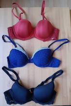 3 bh´s / beha´s, EU 75B, FR 90B, Kleding | Dames, Ondergoed en Lingerie, Ophalen of Verzenden, Zwart, BH