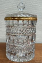 Pot à biscuits vintage cristal de Bohême, Antiquités & Art, Enlèvement ou Envoi
