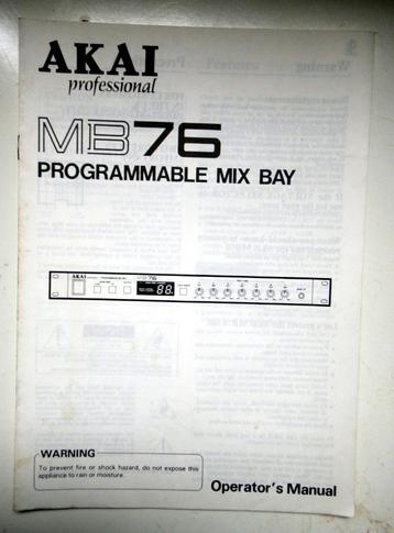 AKAI MB76 from 1993 beschikbaar voor biedingen