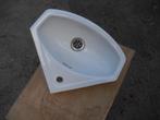 Hoek lavabo, Doe-het-zelf en Bouw, Ophalen of Verzenden, Zo goed als nieuw, Steen, Wastafel
