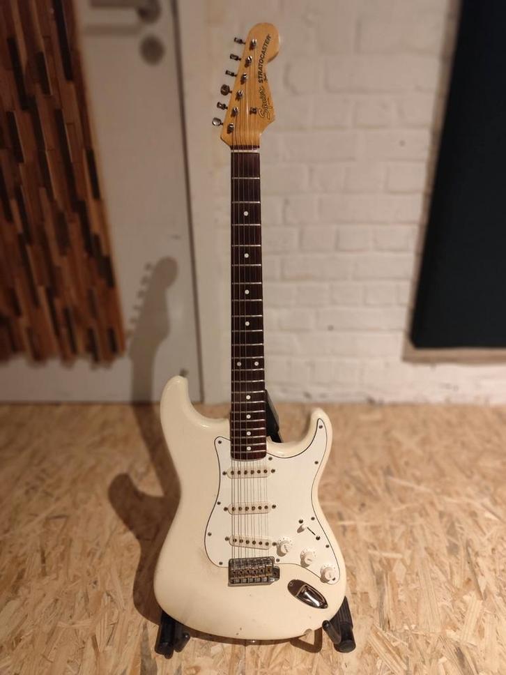 Squier Stratocaster JV made in Japan 1982-4, Muziek en Instrumenten, Snaarinstrumenten | Gitaren | Elektrisch, Fender