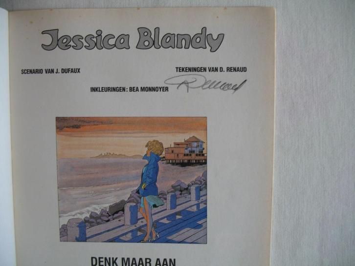 Jessica Blandy, 1ste druk, nr 1gesigneerd, Boeken, Stripverhalen, Ophalen of Verzenden