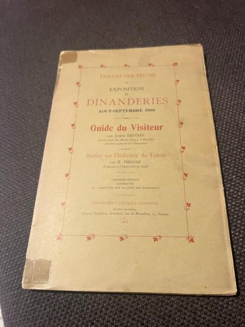 Dinant-sur-meuse, exposition de dinanderies 1903 - Joseph De, Boeken, Kunst en Cultuur | Beeldend, Gelezen, Overige onderwerpen