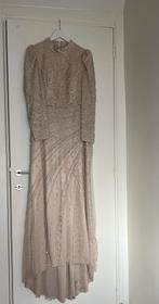 Avondjurk, Kleding | Dames, Ophalen of Verzenden, Maat 42/44 (L), Beige