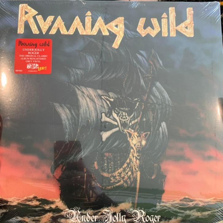 RUNNING WILD - Under Jolly Roger (Grey Vinyl) NIEUW / NEW, Cd's en Dvd's, Vinyl | Hardrock en Metal, Nieuw in verpakking, Verzenden