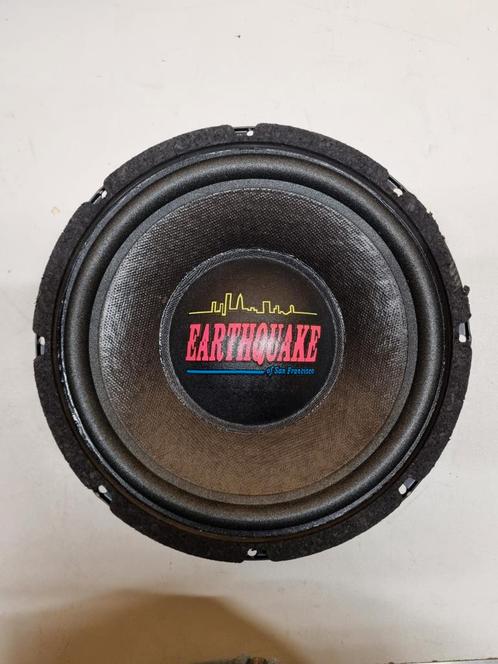 2 x speaker Earthquake EQ-108 + baskast, Auto diversen, Autospeakers, Zo goed als nieuw, Ophalen