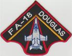 FA-18 Douglas stoffen opstrijk patch embleem #1, Collections, Vêtements & Patrons, Envoi, Neuf