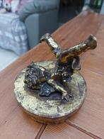 goudkleurig juwelendoosje met engel, Antiek en Kunst, Ophalen of Verzenden