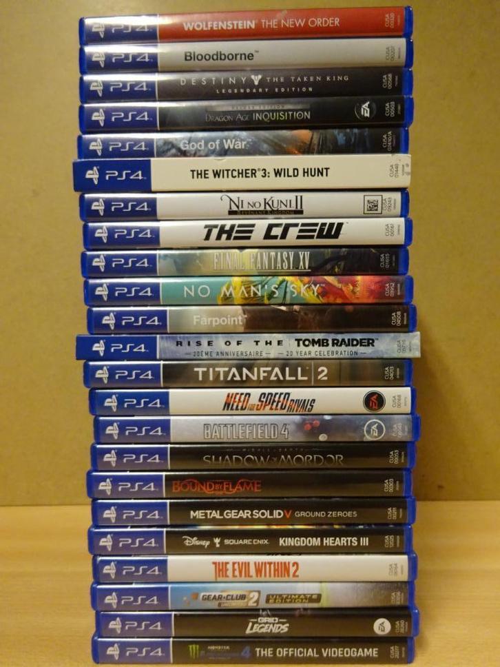 6 DIVERSE PS4 GAMES: RPG, SHOOTER, RACE (PLAYSTATION 4), Games en Spelcomputers, Games | Sony PlayStation 4, Zo goed als nieuw
