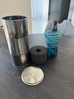 Jean Paul Gaultier 1000ml Fles Le Male in blik, Verzamelen, Ophalen of Verzenden, Zo goed als nieuw, Parfumfles