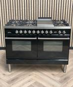 Boretti Luxe Noir Haute Brillance Frytop, Comme neuf, Plaque chauffante, 5 zones de cuisson ou plus, Classe énergétique A ou plus économe