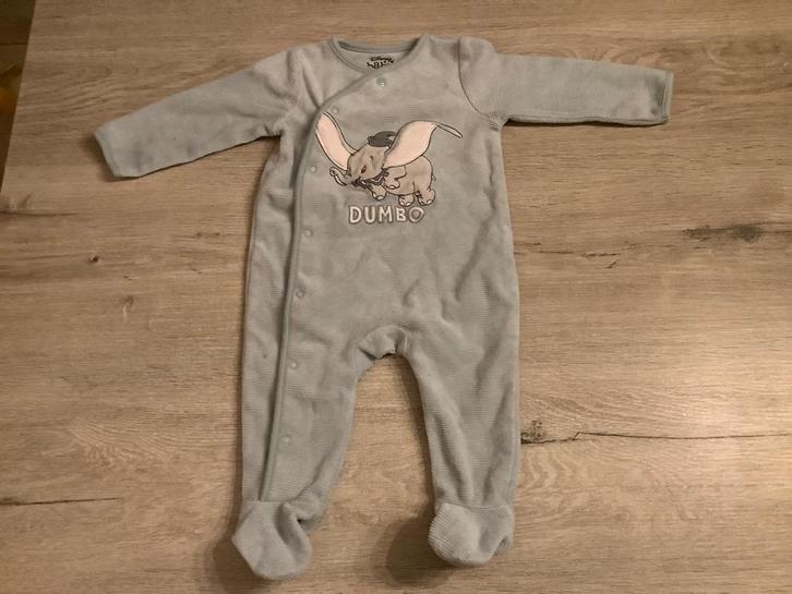 Disney Dumbo baby pyjama (Maat 68), Kinderen en Baby's, Babykleding | Maat 68, Zo goed als nieuw, Jongetje of Meisje, Nacht- of Onderkleding
